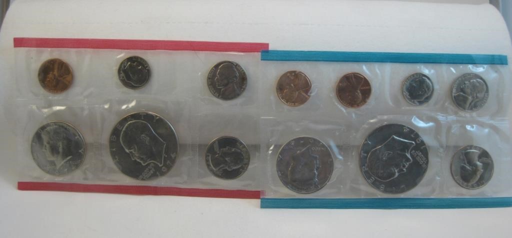 1974 Uncirculated 13 Coin Mint Set In OGP