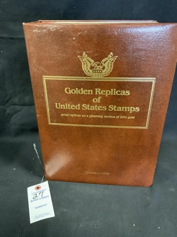 Golden Replicas of United States stamps
