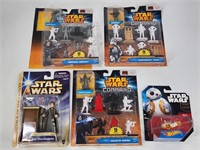 5) STAR WARS NEW IN PACKAGE