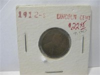 1912-S Lincoln Cent In Coin Flip