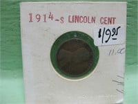 1914-S Lincoln Cent In Coin Flip