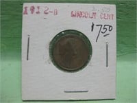 1912-D Lincoln Cent In Coin Flip