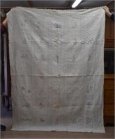 Hand Embroidered Quilt