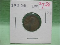 1912-D Lincoln Cent In Coin Flip