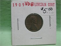 1909-VDB Lincoln Cent In Coin Flip