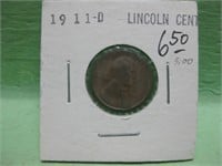1911-D Lincoln Cent In Coin Flip
