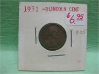 1931-D Lincoln Cent In Coin Flip