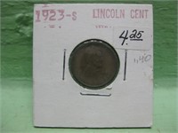 1923-S Lincoln Cent In Coin Flip