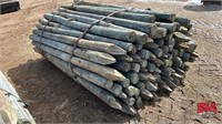 Approx. 102 used Fence Posts 7'