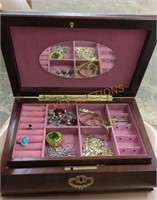 Jewelry box and contents