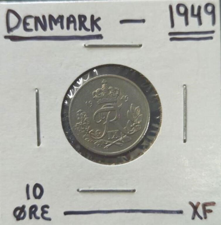 1949 Denmark coin