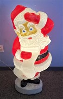 44" VINTAGE WORKING SANTA CLAUS BLOW MOLD