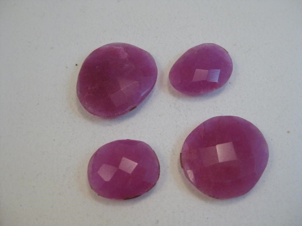 Four Pink Sapphires - 50 Carats