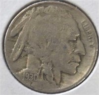1930 Buffalo nickel