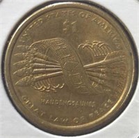 2010 Great Law of Peace Sacagawea US $1 coin