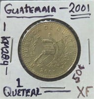 2001 Guatemala coin