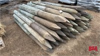 51 Fence Posts 5-6" & 7-8" Fence Posts