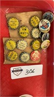 Antique mini button pins