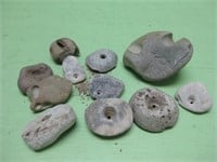 Drilled & Natural Carved Stones - 314 Grams