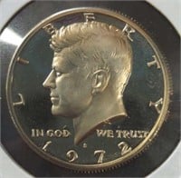 Proof 1972 S. Kennedy half dollar