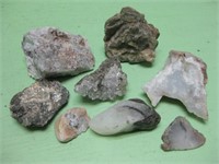 Assorted Quartz Stones - 544 Grams