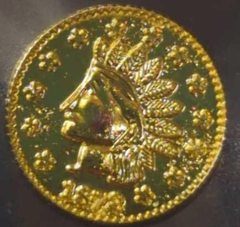 1872 1/2 California gold token