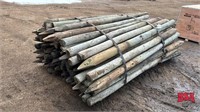 3-4" x 7' Fence Posts, Approx. 96