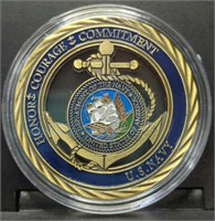 US Navy challenge coin