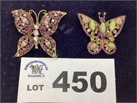 BUTTERFLY BROOCHES