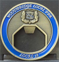 Woodbridge local PBA challenge coin