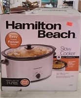 NIB-Hamilton Beach 6 qt cockpot with lid