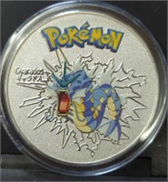 Pokémon Gyarados challenge coin