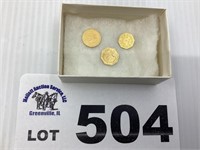 REPLICA PLATED CALIFORNIA GOLD PIECES