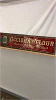 Old Occident Flour Advertising Sign