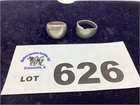 RINGS NO MARKING - STERLING?