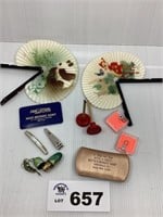 FANS - SEWING KITS - NAIL CLIPPERS - KNIFE - MISC