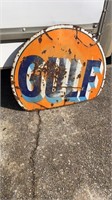 Old Gulf Advertising Sign