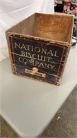 National Biscuit Co. Wood Box