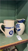 Vintage WILLIAMSBURG Salt Glazed Pottery Mug