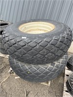 2 tires/rims 18.4-26