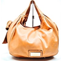 Authentic Valentino Garavani Hand Bag Brown Leath