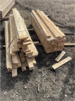 Misc rough lumber 1"x6" and 2"x4"x6'
