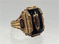 10k gold 1954 class ring