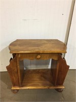 Wooden End Table