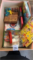 Miscellaneous box of kids toys