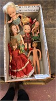 Small box of baby dolls