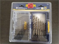 IRWIN 15 Pc. Cobalt Drill Bit Set.