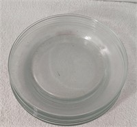 Lot of 8 clear plates