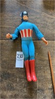 Vintage Captain America Original 1974 Mego 8”