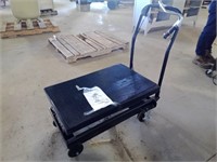 1000 pound Hydraulic RapidLift Table Cart